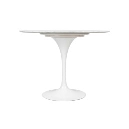Stół TULIP MARBLE 100 CARRARA biały -     marmur, metal