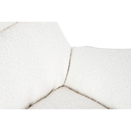 Fotel bujany OTILIA TEDDY biały