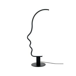 MOOSEE lampa stołowa FACE TABLE czarna