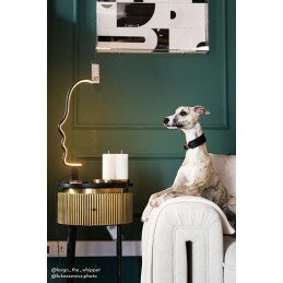MOOSEE lampa stołowa FACE TABLE czarna