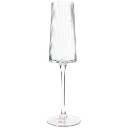 KARE kieliszek do szampana RIFFLE 215 ml transparentny