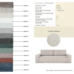 Sofa PILLOW z funkcją spania jasny beż