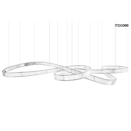 MOOSEE lampa wisząca WAVE 380 chrom
