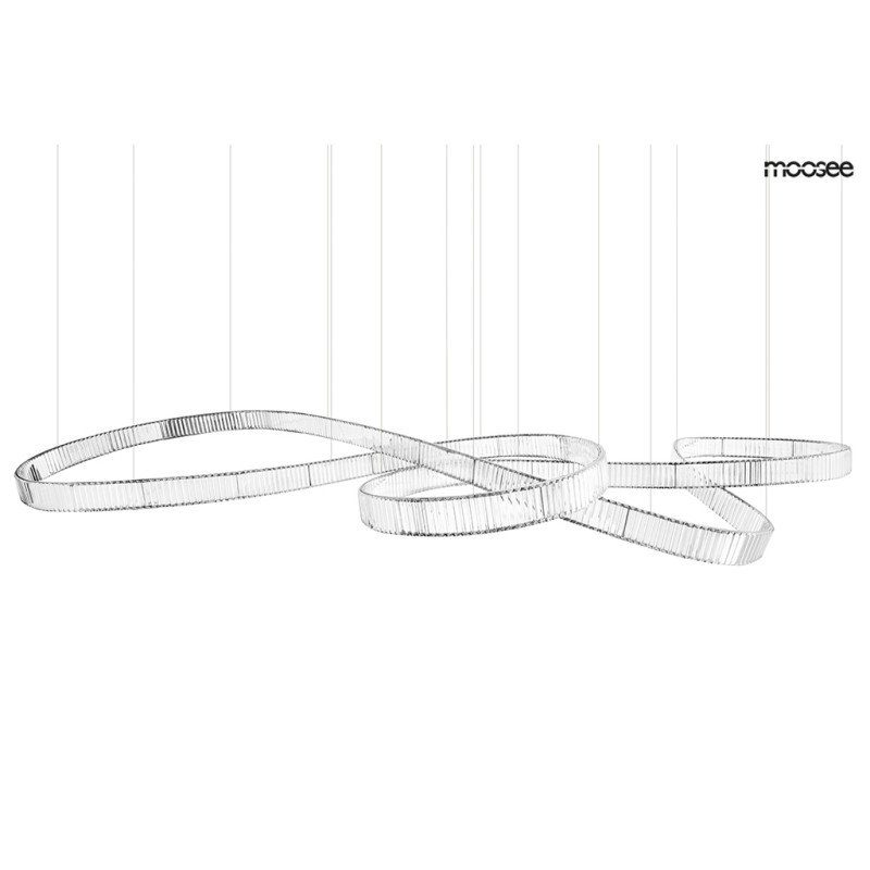 MOOSEE lampa wisząca WAVE 380 chrom