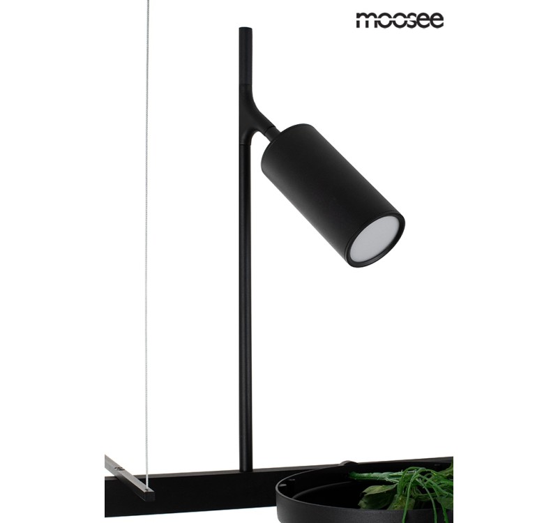 MOOSEE lampa wisząca PLANT LINE czarna