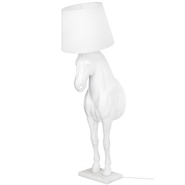 MOOSEE lampa podłogowa KOŃ HORSE STAND    M biała - włókno szklane