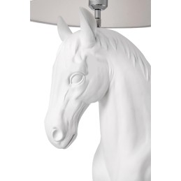 MOOSEE lampa podłogowa KOŃ HORSE STAND    M biała - włókno szklane