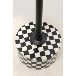 KARE stolik DOMERO CHESS 25 biało-czarny