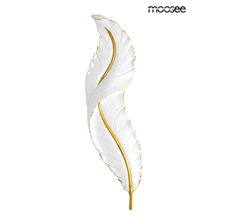 MOOSEE lampa ścienna IKAR 80  biała / złota