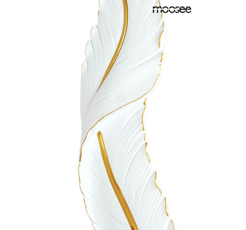 MOOSEE lampa ścienna IKAR 80  biała / złota