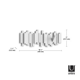UMBRA wieszak na ubrania STICKS 5 biały