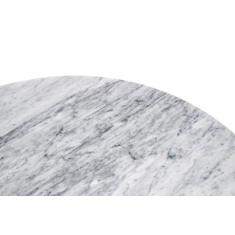 Stół TULIP MARBLE 120 CARRARA biały -     marmur, metal