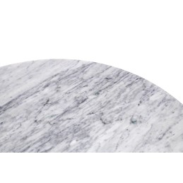 Stół TULIP MARBLE 90 CARRARA biały -      marmur, metal