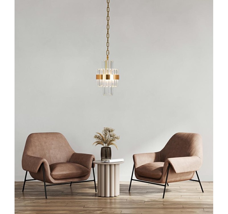 MOOSEE lampa wisząca IMPERO złota