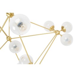 MOOSEE lampa wisząca PLANETARIO 15 GOLD   złota - klosze szronione