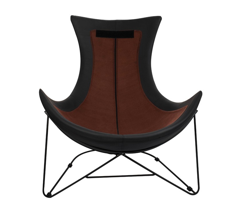 Fotel OTILIA STAND VELVET czarny