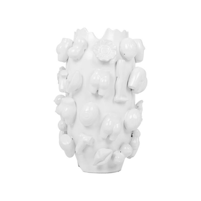 KARE wazon dekoracyjny BODY PARTS 37 cm   biały
