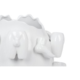 KARE wazon dekoracyjny BODY PARTS 37 cm   biały