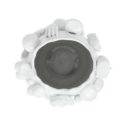 KARE wazon dekoracyjny BODY PARTS 37 cm   biały