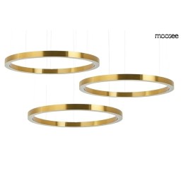 MOOSEE lampa wisząca RING 100 + 100 +     100 złota na jednej podsufitce