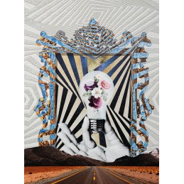 Obraz TURN LIFE ON 88x110 cm