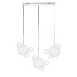 MOOSEE lampa wisząca CAPRI LINE 3 złota   / biała