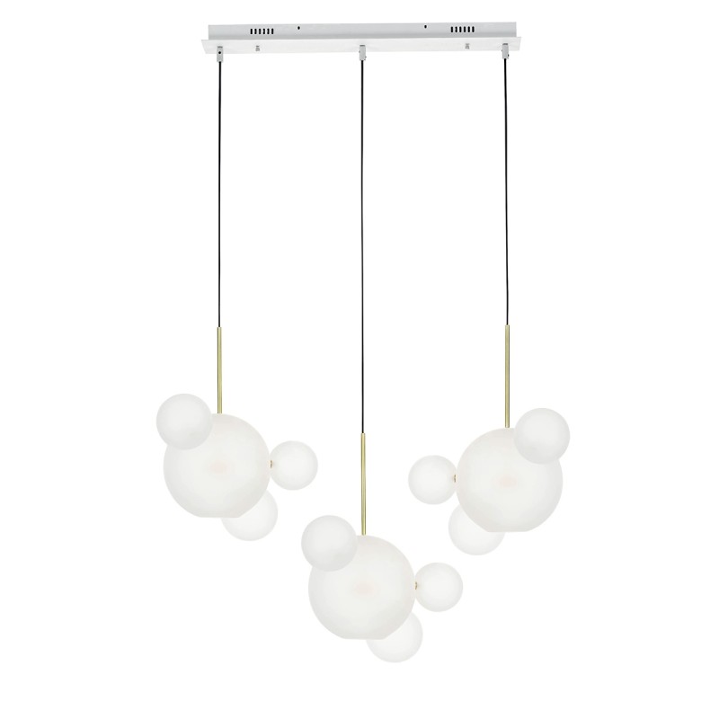 MOOSEE lampa wisząca CAPRI LINE 3 złota   / biała