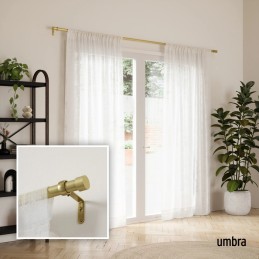 UMBRA pojedynczy karnisz CAPPA 305 - 457  cm złoty