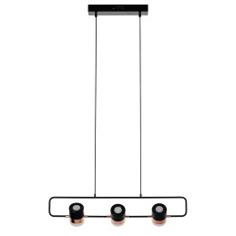 MOOSEE lampa wisząca BLINK 3 czarna