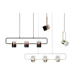 MOOSEE lampa wisząca BLINK 3 czarna