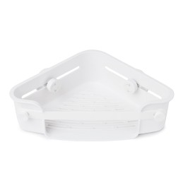 UMBRA półka narożna FLEX ADHESIVE biała