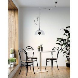 MOOSEE lampa wisząca ROTA 360 srebrny     chrom