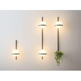 MOOSEE lampa ścienna PLANT WALL czarna