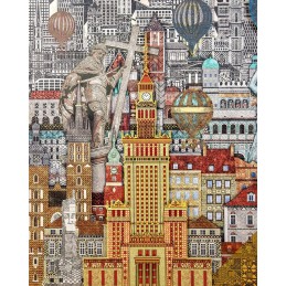 Obraz WARSAW GIRL 110x174 cm