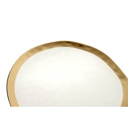 KARE komplet 2 talerzy BELL 38 cm         biało-złoty
