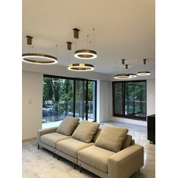 MOOSEE lampa wisząca RING 40 złota