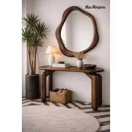 MaMaison konsola ORIZON 120 brązowa /     drewno