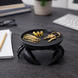Taca dekoracyjna SHP CRAB czarna