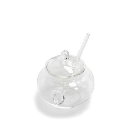 Mini cukiernica z łyżeczką SHP JAR        transparentna