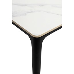 Stół SLIM 240x100 biały, czarny -         ceramiczny marmur, aluminium
