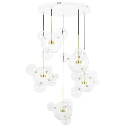 MOOSEE Lampa wisząca CAPRI DISC 5 złota