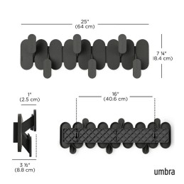UMBRA wieszak na ubrania TEMPO 6 czarny