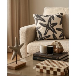 Poduszka dekoracyjna SHP STARFISH beżowa  / szara