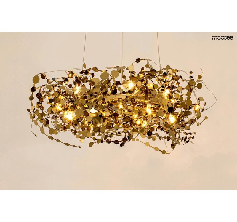 MOOSEE lampa wisząca MONETE 60 złota