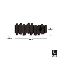 UMBRA wieszak na ubrania STICKS 5         espresso