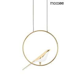 MOOSEE lampa wisząca BIRD złota