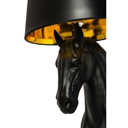 MOOSEE lampa podłogowa KOŃ HORSE STAND    S czarna - włókno szklane