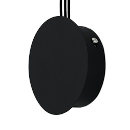 MOOSEE lampa ścienna FLUSSO WALL 3        czarna
