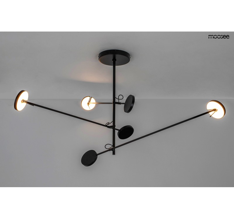 MOOSEE lampa wisząca BOBBIE 3 czarna