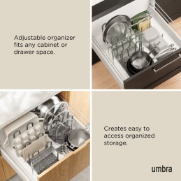 UMBRA organizer na naczynia PEGGY
